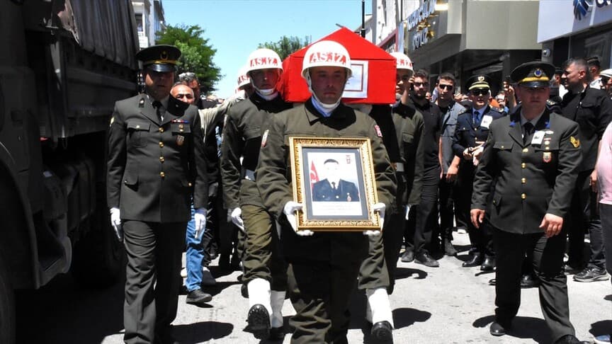 Şehit Ulaştırma Uzman Çavuş Abdurrahman Hilal, Aksaray'da Defnedildi