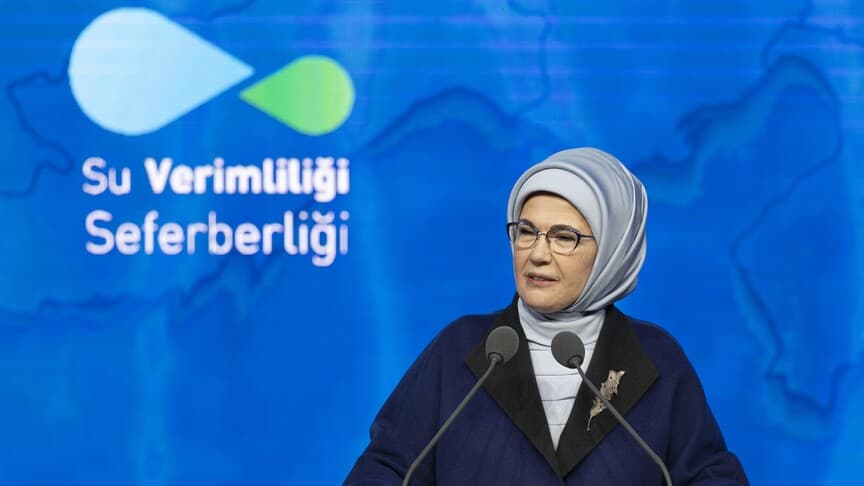 Emine Erdoğan'dan Su Verimliliği İnisiyatifi Mesajı