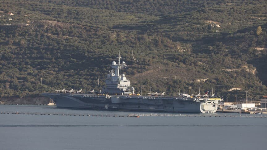 Orta Doğu'dan Dönen Charles de Gaulle Gemisi Fransa'ya Geri Dönüyor
