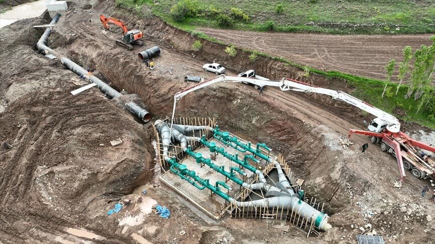 Sivas'ta Kartalkaya Barajı Sulaması Projesinde Son Aşamaya Gelindi