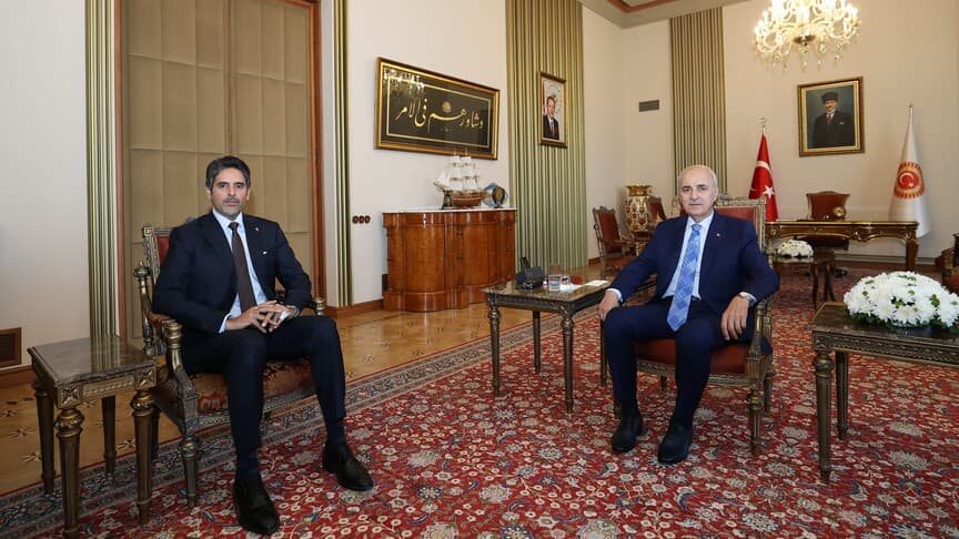 TBMM Başkanı Kurtulmuş, Katar Büyükelçisi Al-Henzab ile Görüştü