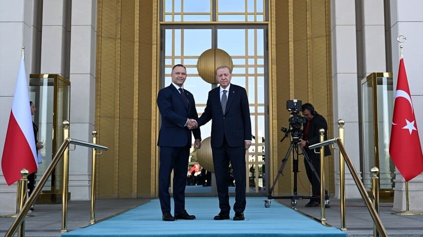 Cumhurbaşkanı Erdoğan, Polonya Lideri Nawrocki'yi Resmi Törenle Karşıladı