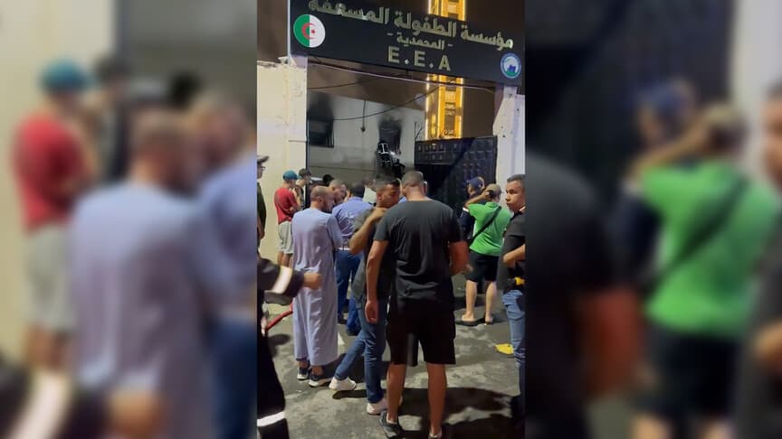 Cezayir'de Yetimhanede Çıkan Yangında 11 Kişi Hayatını Kaybetti