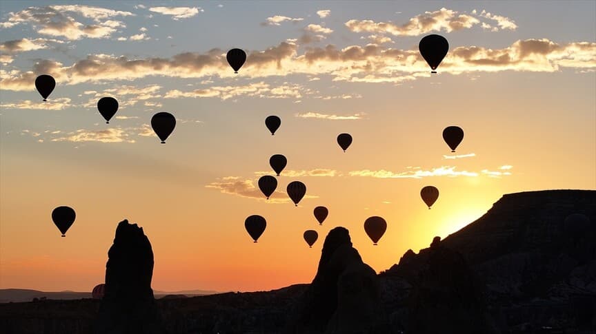 Kapadokya'da Balon Uçuşları İçin Yeni Güzergahlar Belirleniyor