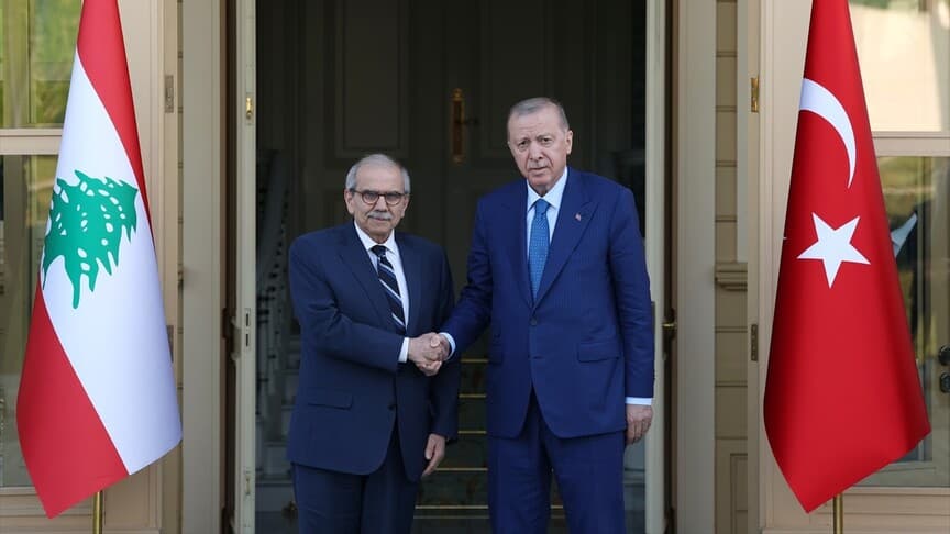 Cumhurbaşkanı Erdoğan, Lübnan Başbakanı Selam ile Görüştü