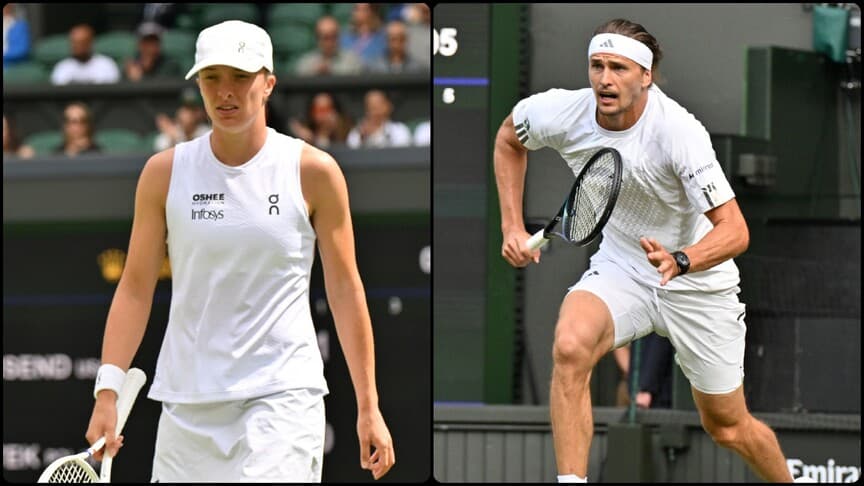 Wimbledon'da Iga Swiatek Turnuvadan Elendi, Alexander Zverev İlerledi