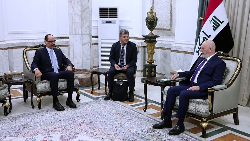 MİT Başkanı Kalın, Irak Cumhurbaşkanı ile Güvenlik ve İşbirliği Konularını Görüştü