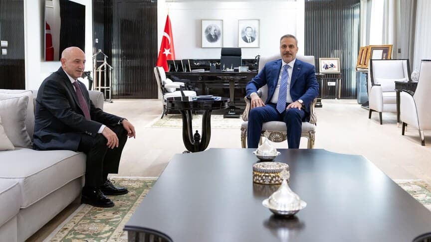 Bakan Fidan, NATO Zirvesi Öncesi Ankara Emniyet Müdürü Yüksek ile Görüştü