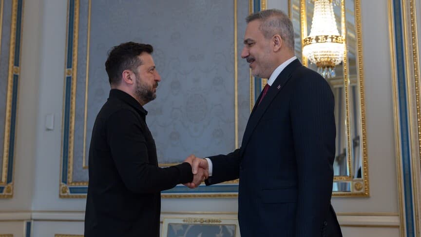 Bakan Fidan, Ukrayna Lideri Zelenskiy ile Görüştü