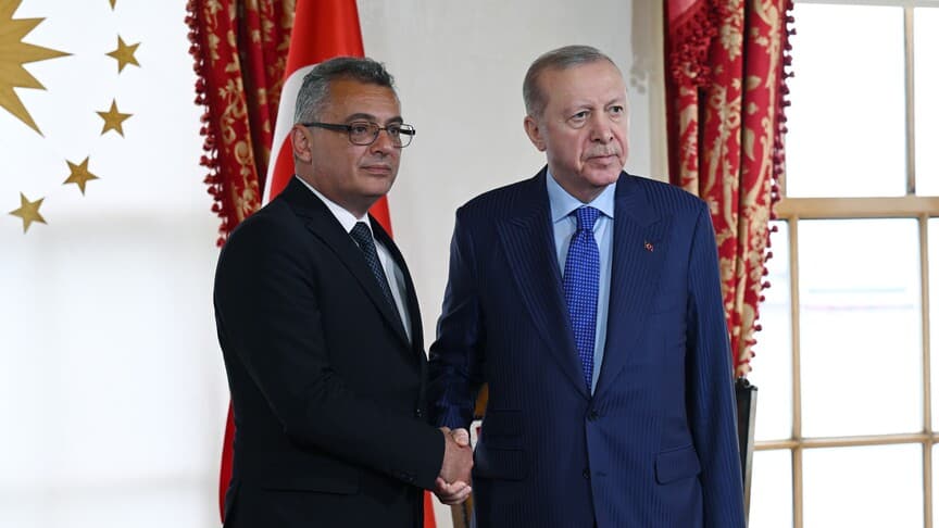 Cumhurbaşkanı Erdoğan, KKTC Cumhurbaşkanı Erhürman ile Geçmiş Olsun Konuşması Yaptı