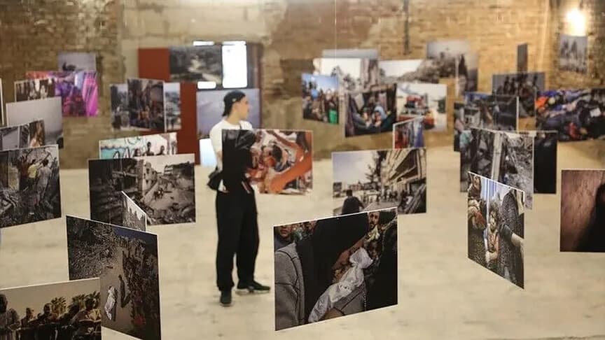 Saraybosna'da 'Gazze: Soykırımın Kronolojisi' Sergisi Açıldı