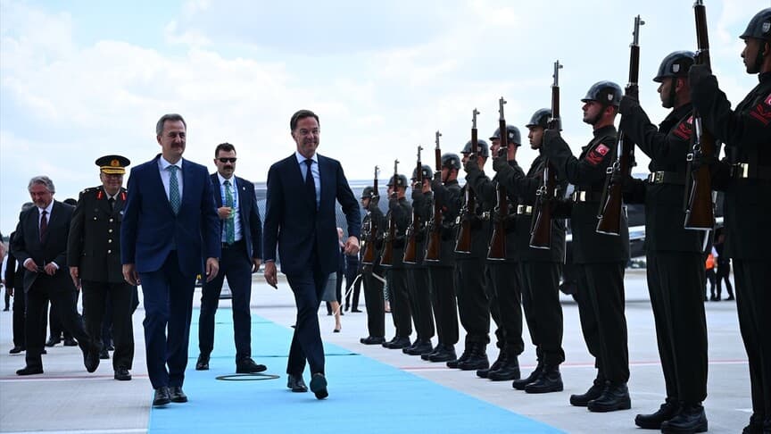 NATO Genel Sekreteri Rutte Ankara'ya Geldi