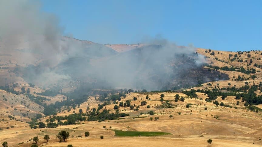 Muğla ve Diyarbakır'da Orman Yangınlarına Müdahale Devam Ediyor