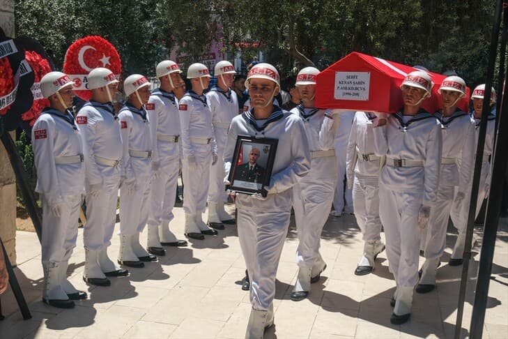 Şehit Piyade Astsubay Kıdemli Başçavuş Şahin Mersin'de Defnedildi