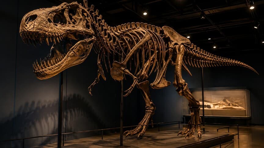 ABD'deki Müzayedede T-rex İskeleti 50,1 Milyon Dolara Satıldı ve Rekor Kırdı