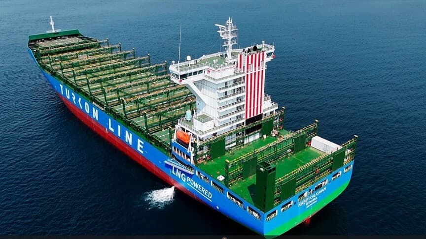 Kaşif Kalkavan LNG Konteyner Gemisi Hindistan Hattında Hizmete Giriyor