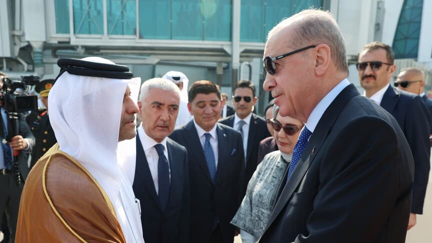 Cumhurbaşkanı Erdoğan Katar'a Ziyarette Bulundu