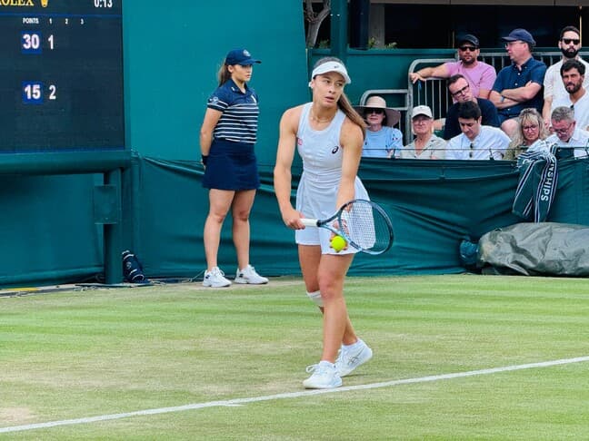 Zeynep Sönmez, Wimbledon'da İkinci Turda Elendi