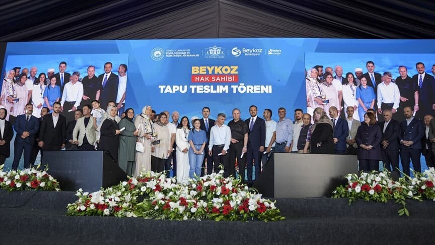 Beykoz'da 1071 Kişiye Tapu Teslim Edildi