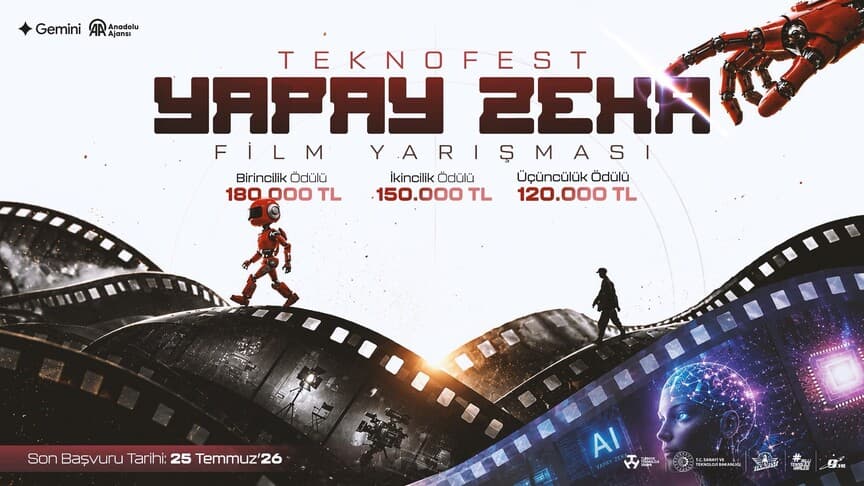 T3 Vakfı'nın Düzenlediği 'Yapay Zeka Film Yarışması' Başvuruları Başladı