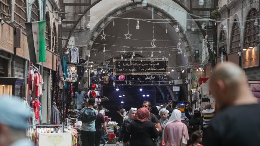 Suriye'de Restorasyonla Yeniden Canlanan Osmanlı Kapalı Çarşısı
