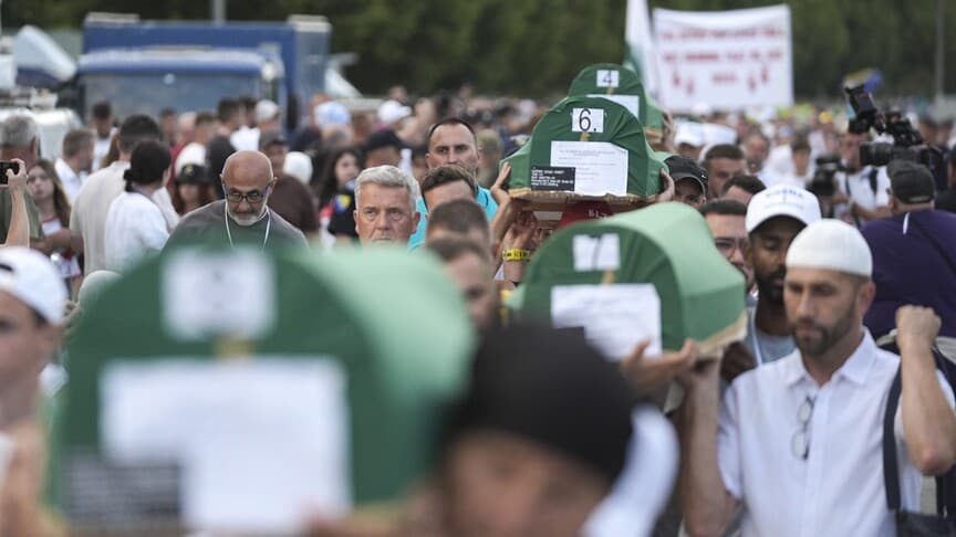Srebrenitsa Soykırımı Kurbanlarından 10 Kişi Bugün Defnedilecek