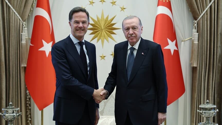 Cumhurbaşkanı Erdoğan, NATO Genel Sekreteri Rutte ile Görüştü