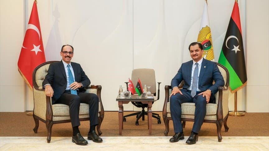 MİT Başkanı İbrahim Kalın, Bingazi'de Hafter ile Görüştü