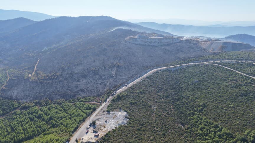 Manisa ve Muğla'daki Yangınlar Kontrol Altına Alındı