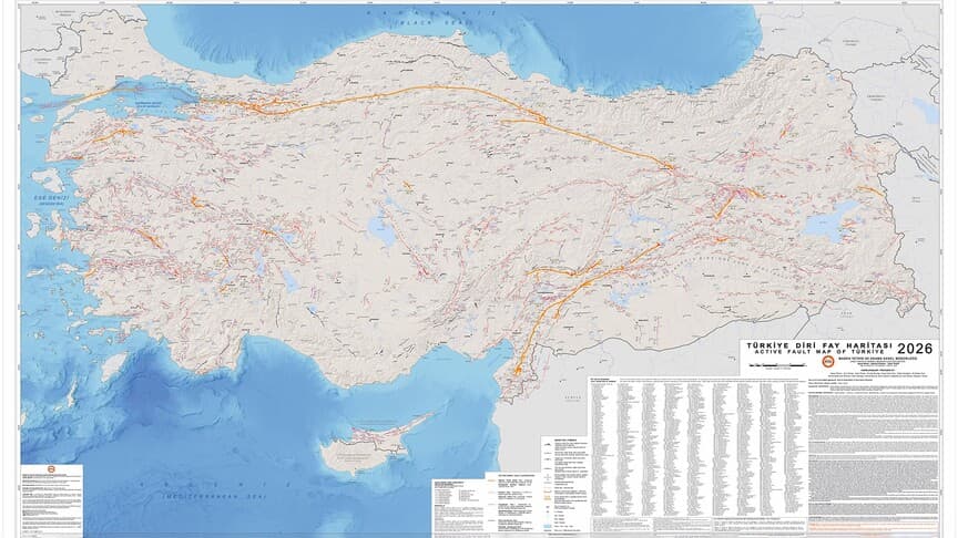 MTA'nın Türkiye Diri Fay Haritası, Stratejik Rehber Olarak Hizmet Verecek