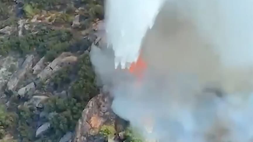 Muğla'da Orman Yangınına Müdahale Devam Ediyor
