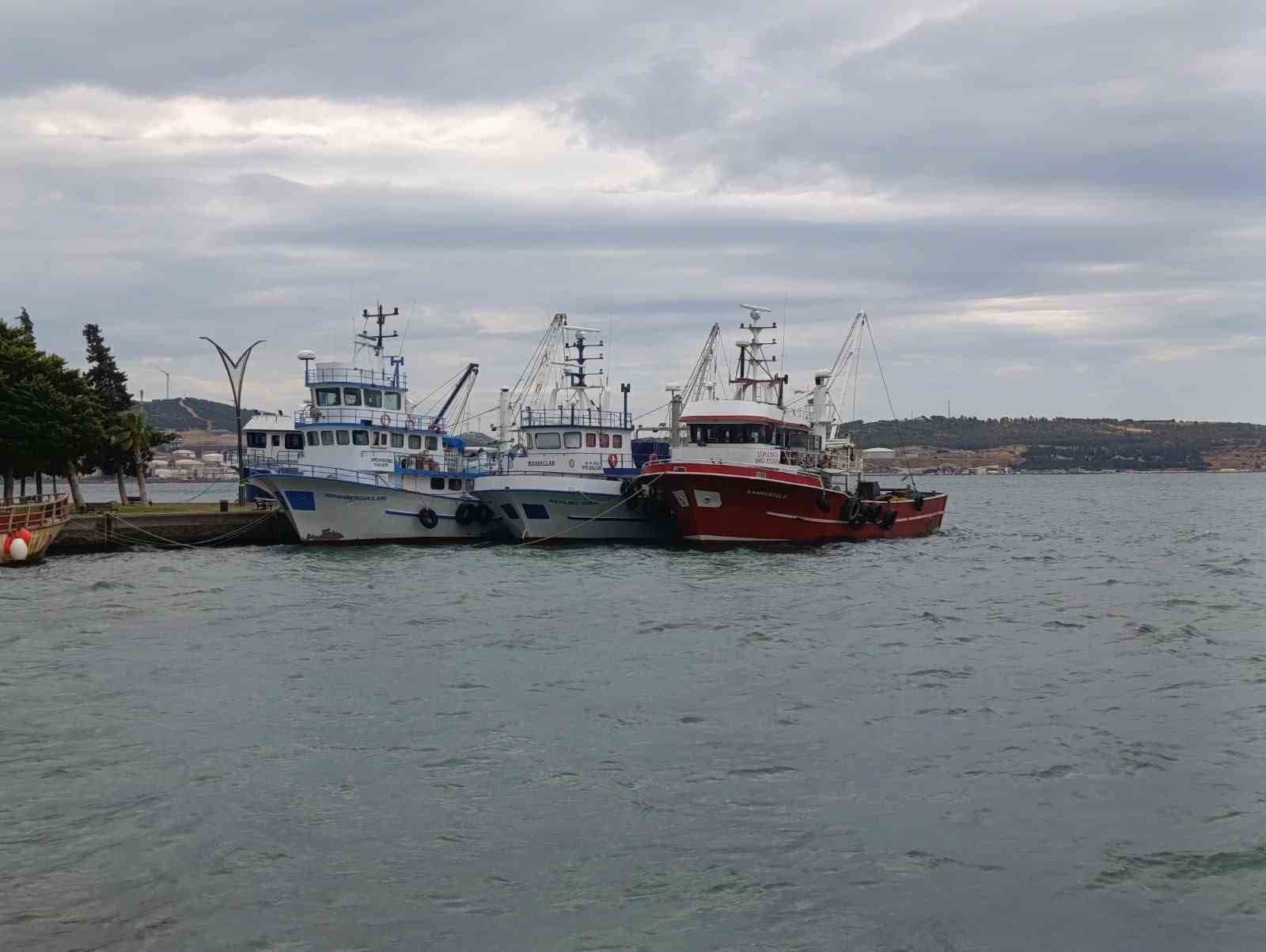 Aliağa'da Şiddetli Poyraz Etkisi Balıkçılık Faaliyetlerini Durdurdu