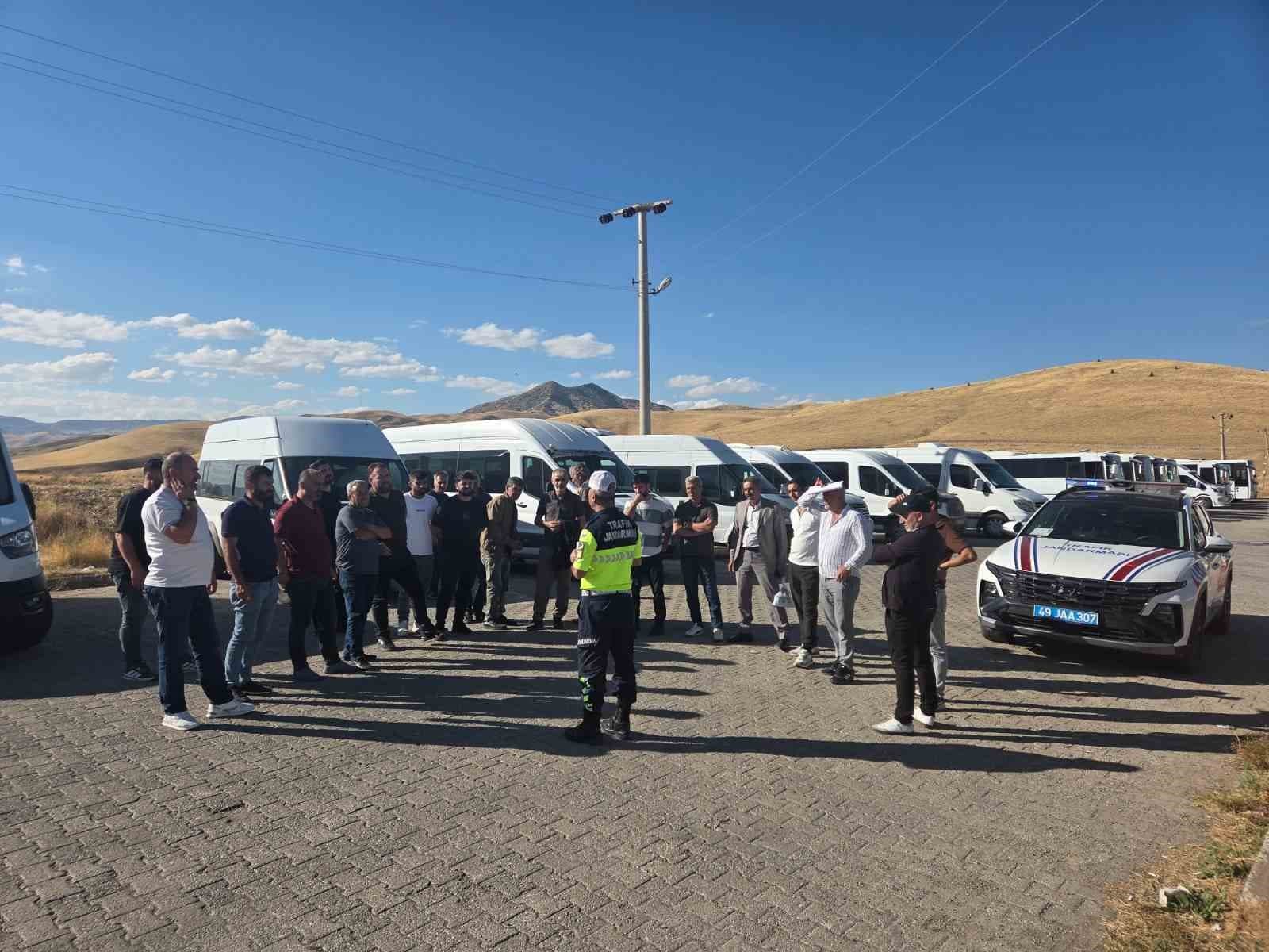 Muş'ta Okul Servisleri Trafik Kuralları Açısından Denetlendi