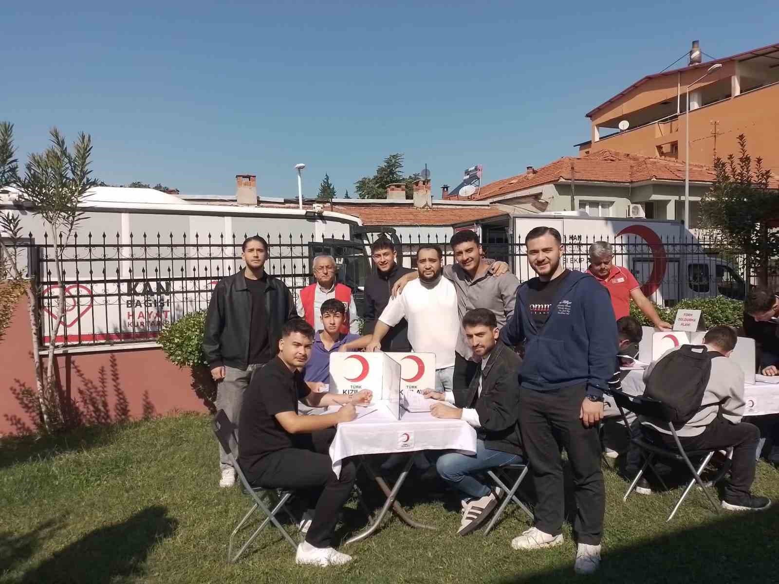 Sarıgöl'de Öğrencilerin Kan Bağışı Kampanyasına Katkısı