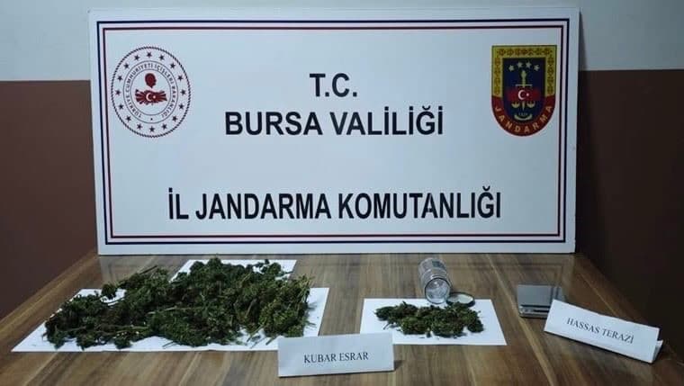 İnegöl'de Jandarma Uyuşturucu Operasyonu