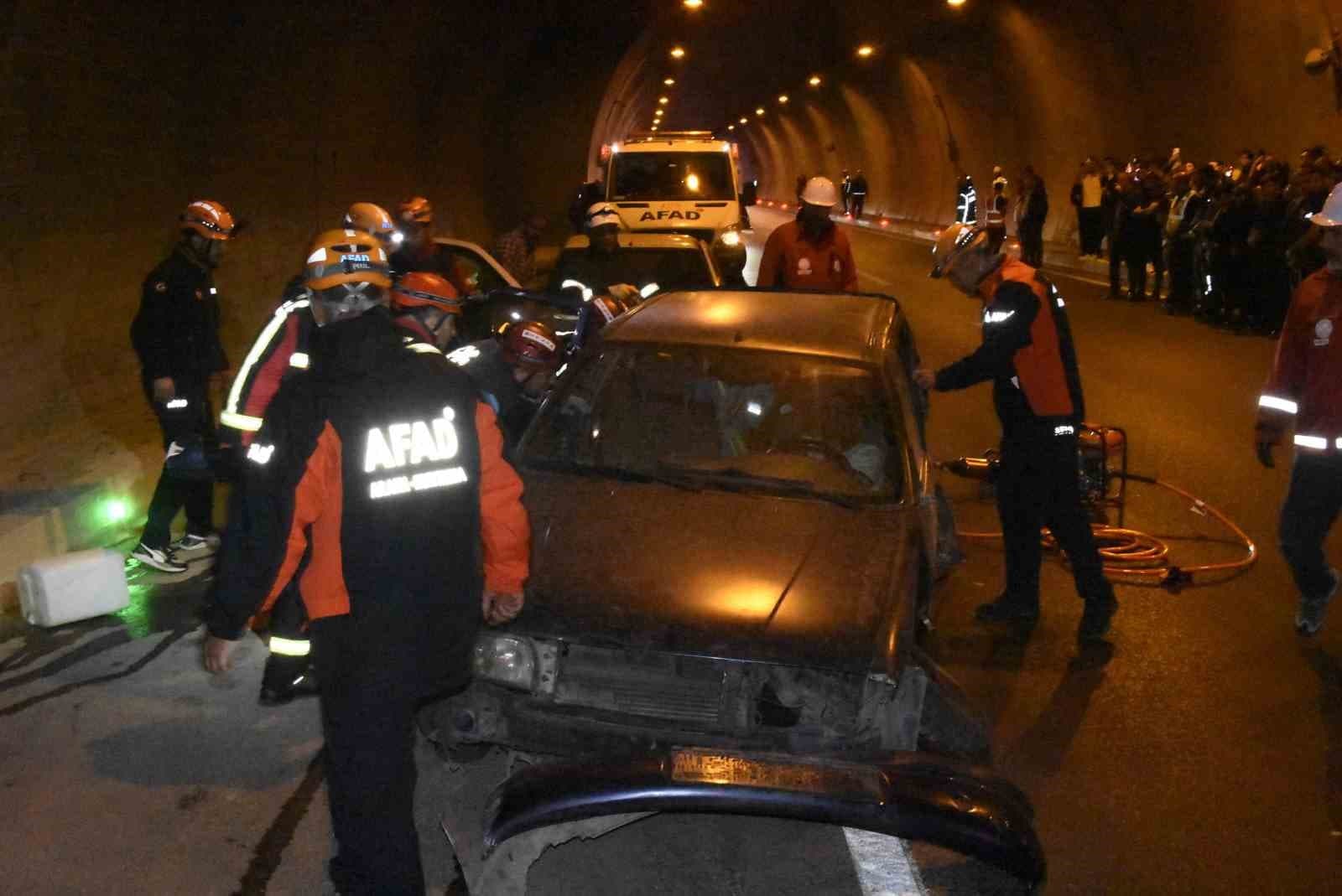 Bitlis Tünelinde Yapılan Tatbikat, Müdahale Kapasitesini Test Etti