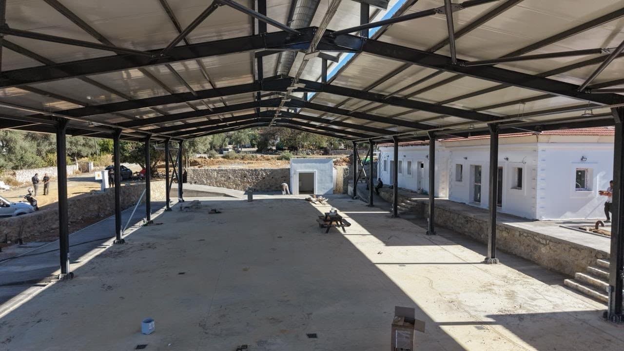 Bodrum Pınarlıbelen'de Pazar Yeri ve Sosyal Alan Projesinde Son Aşama