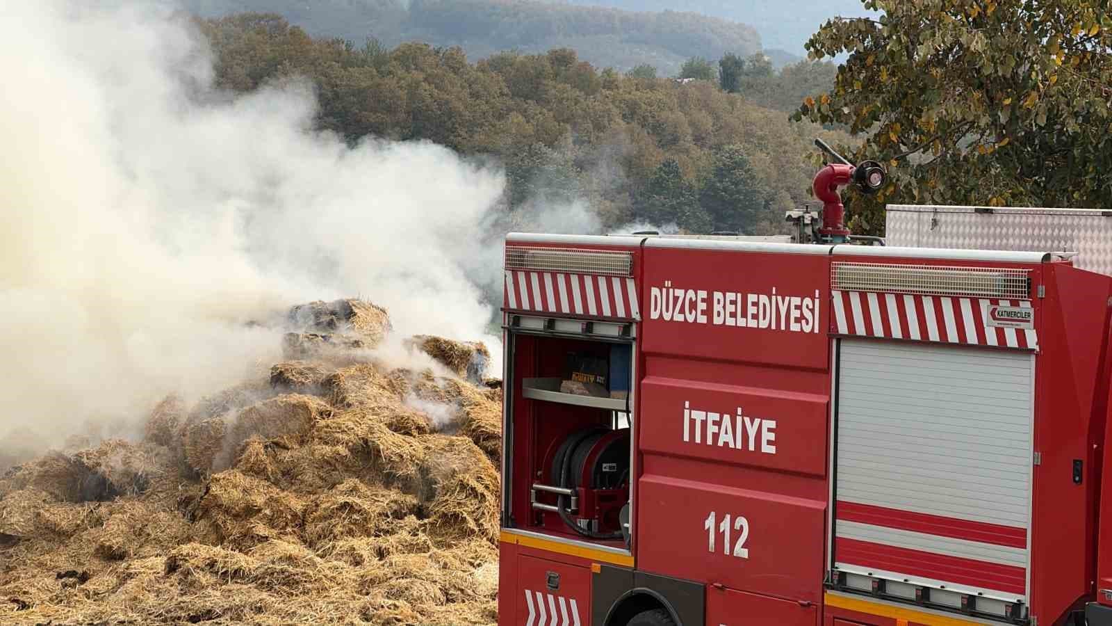 Besi Çiftliğinde Oluşan Yangın Kontrol Altına Alındı