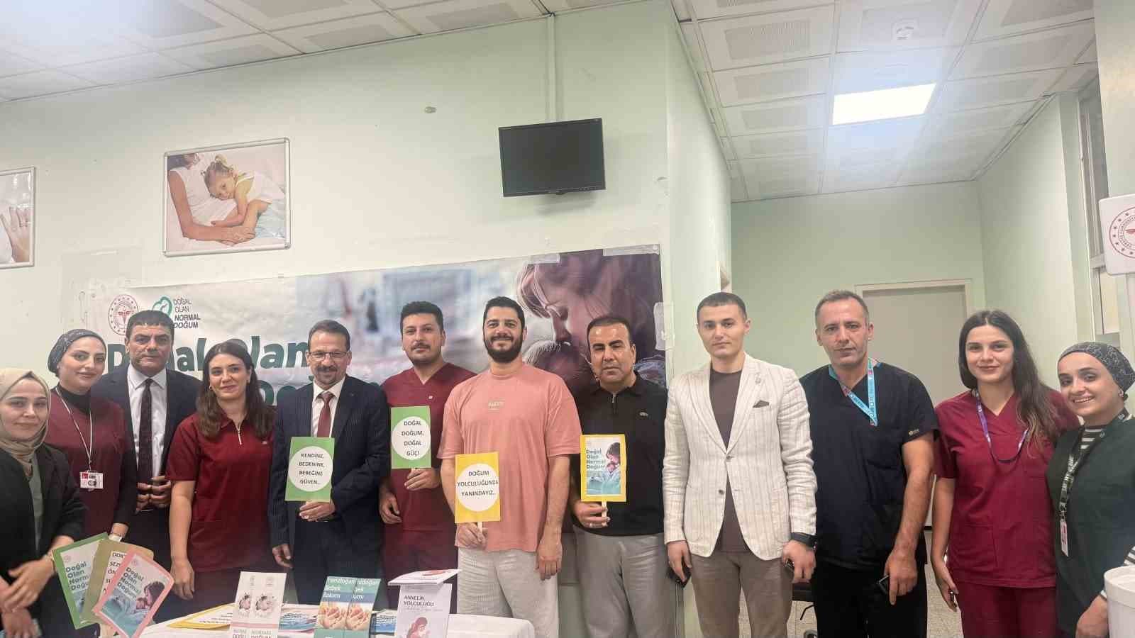 Cizre’de Normal Doğum Haftası Etkinliğiyle Anne Adaylarına Bilgilendirme Yapıldı