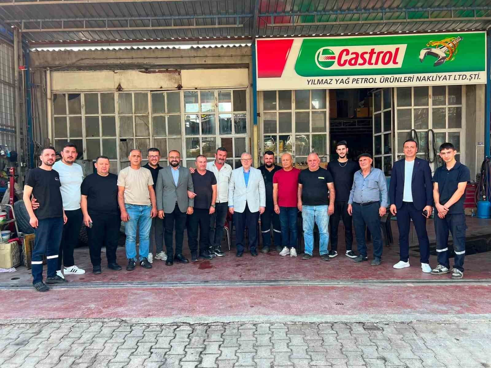 AK Parti Heyeti, Küçük Sanayi Esnafıyla Buluştu