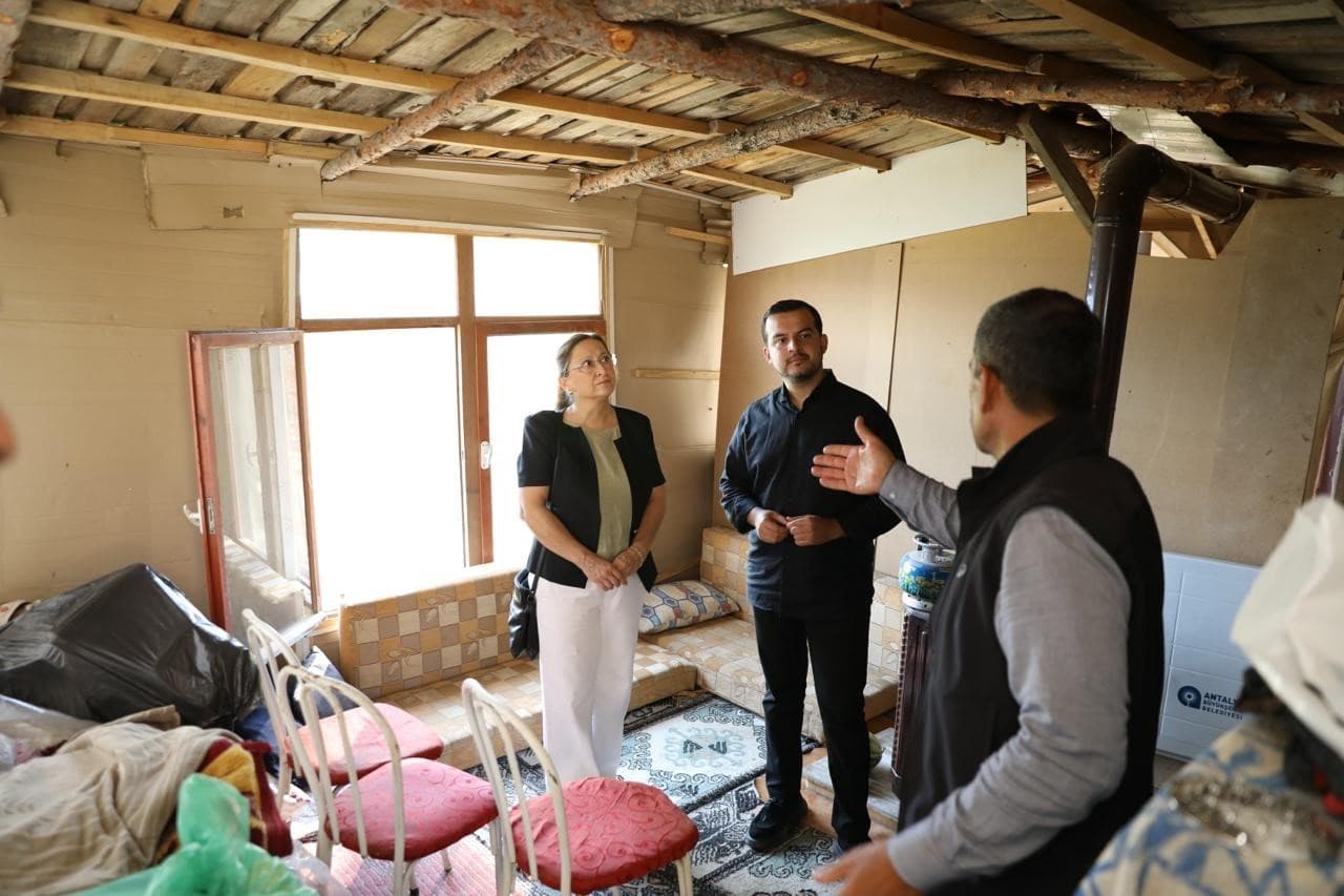 Alanya'da Yaşlı Bir Çift İçin Yeni Konut Hazırlandı