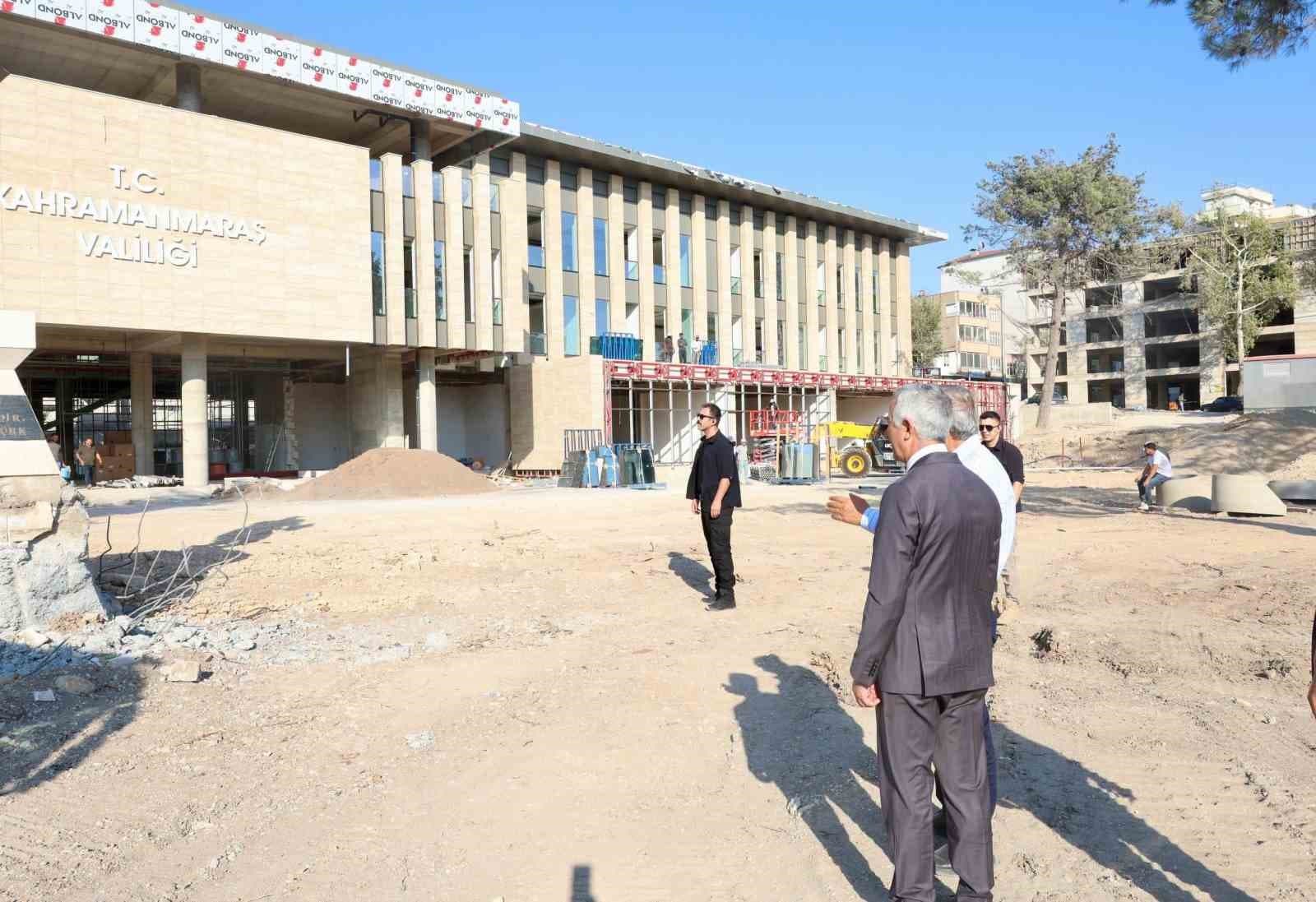Vali Ünlüer, Yeni Hükümet Binası İnşaatını Yerinde İnceledi
