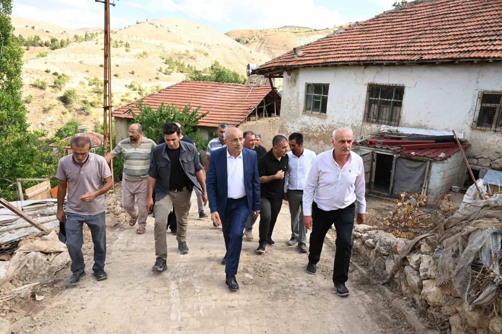 Başkan Sami Er, Kocaözü Sel Felaketini Yerinde İnceledi