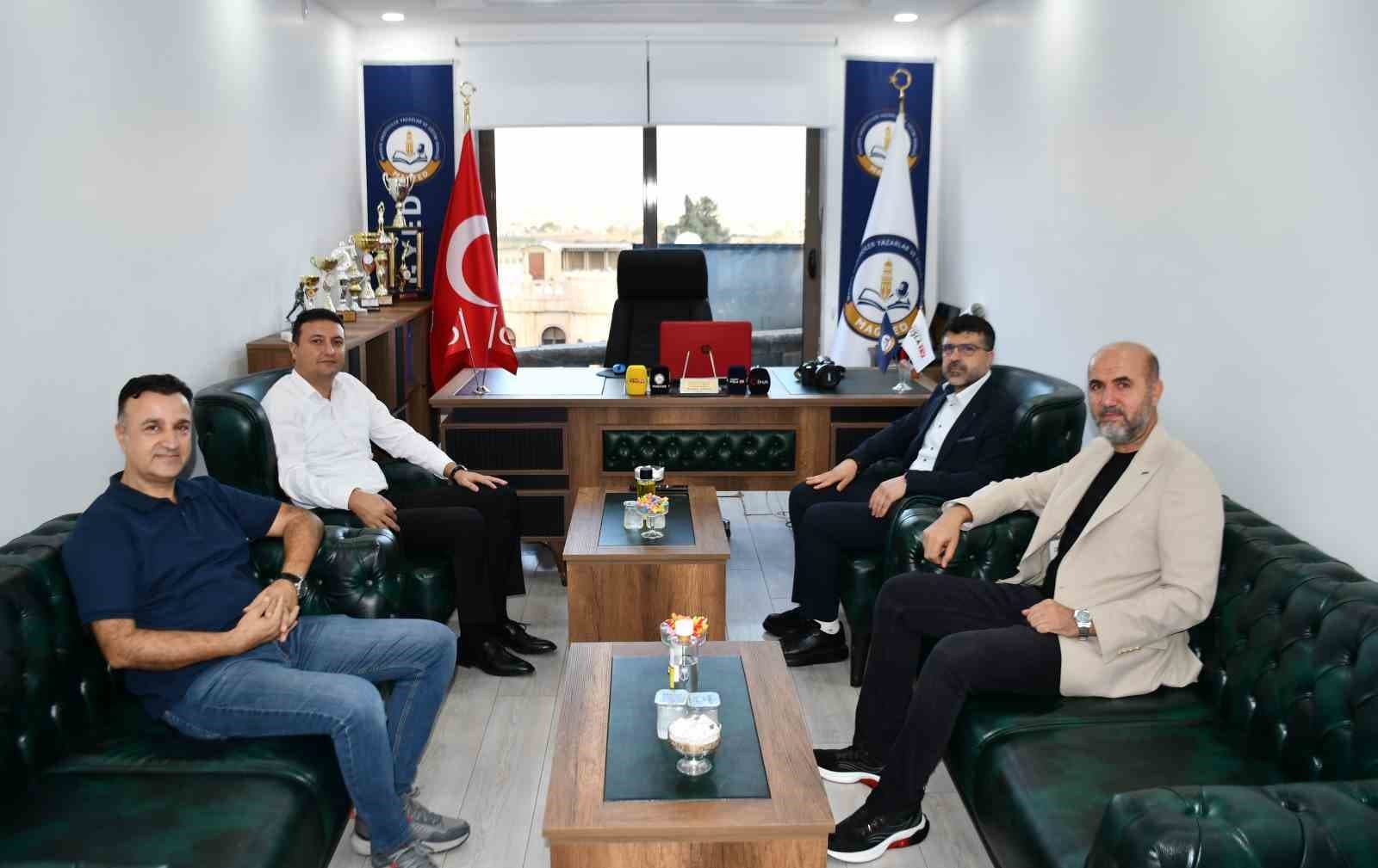 Nusaybin Kaymakamı Temurci, Yerel Gazeteciler ve Eğitim Derneği ile Bir Araya Geldi