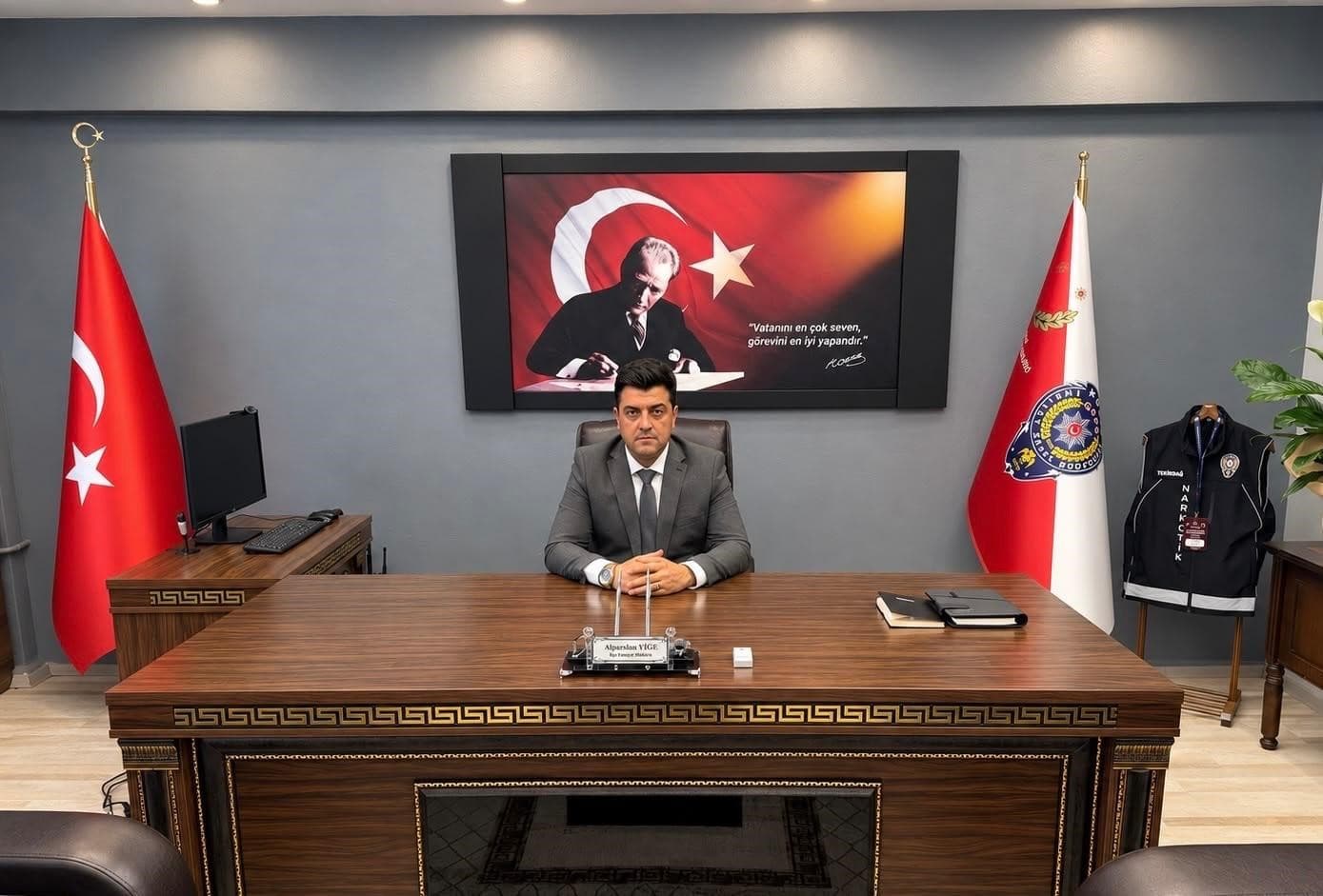 Hayrabolu İlçe Emniyet Müdürü Alparslan Yige Görevine Başladı