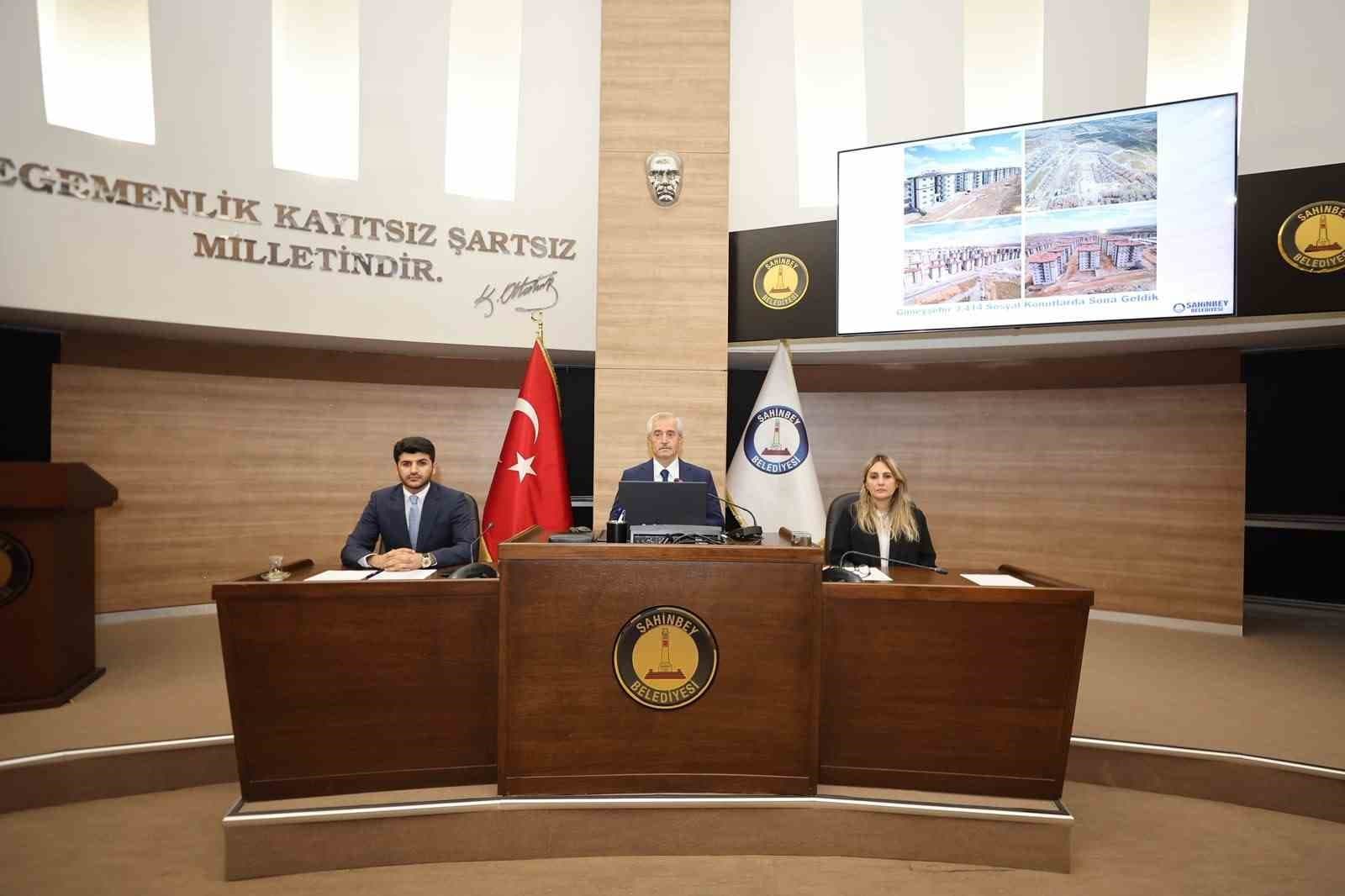 Şahinbey Belediyesi Ekim Ayı Meclis Toplantısı Gerçekleştirildi