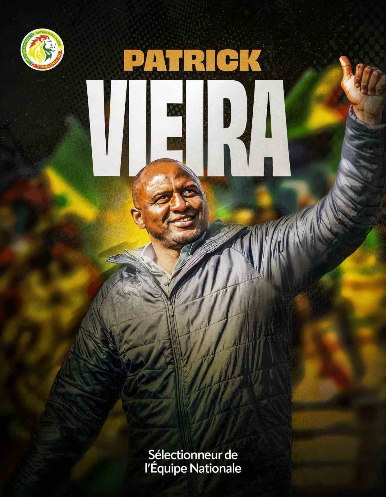 Senegal Milli Takımı Teknik Direktör Değişikliği: Patrick Vieira Görevde
