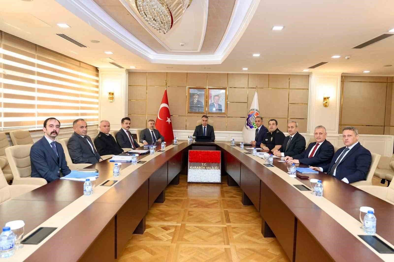 Karabük'te Okul Güvenliği Tedbirleri Masaya Yatırıldı
