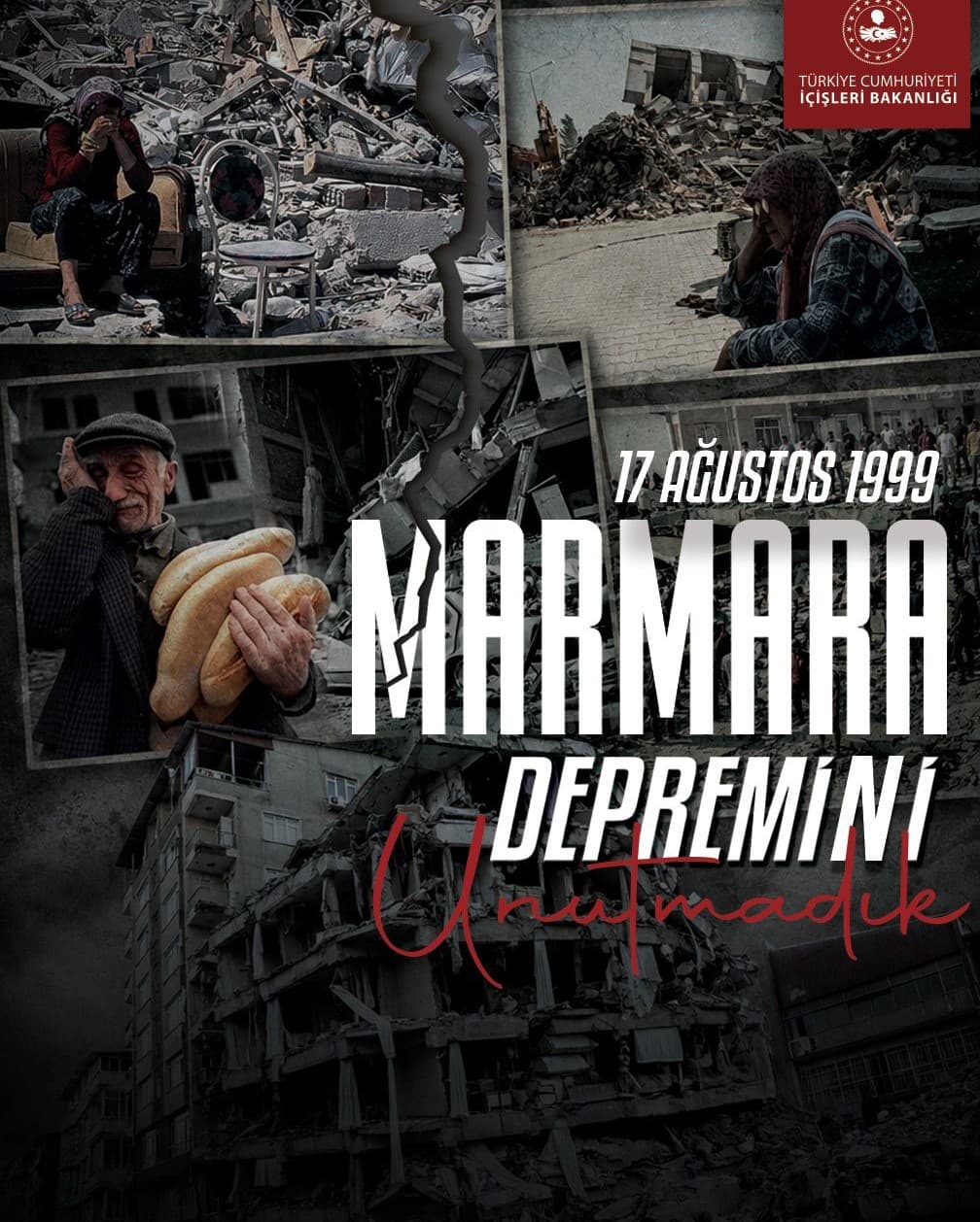 Marmara Depremi’nin Yıldönümünde İçişleri Bakanlığı’ndan Mesaj
