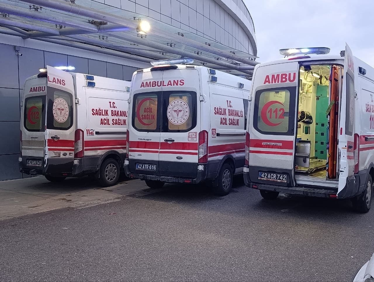 Konya'da İki Trafik Kazasında Altı Kişi Yaralandı